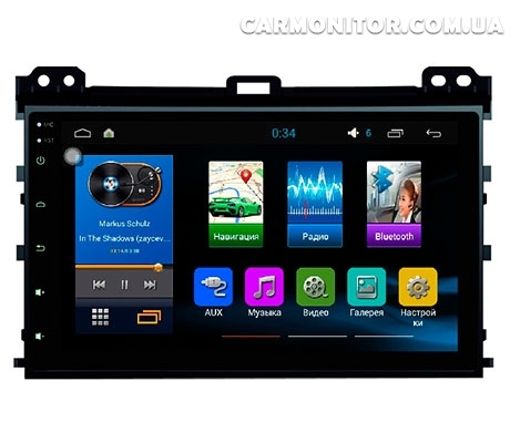Штатная магнитола Toyota LC Prado 120 Euro Sound Box Star Trek ST-4413 Android, фото 1
