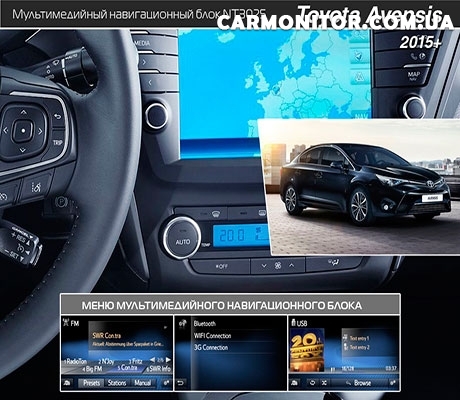 Мультимедийный навигационный блок Navitouch NT3025 для Toyota Avensis 2014+, фото 2