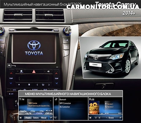 Мультимедийный навигационный блок Navitouch NT3025 для Toyota Camry 2014+