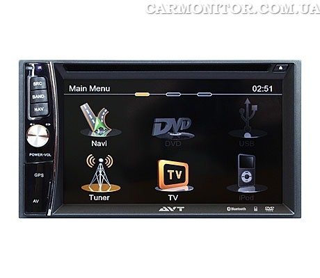 Универсальная 2 din магнитола AVT DAV-6309 Clarion NX501