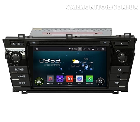 Штатная магнитола Toyota Corolla 2014+ Incar KD-7019, фото 1