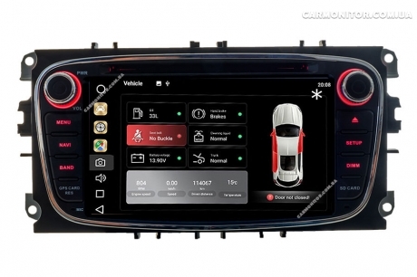 Штатная магнитола Ford S-Max Mignova FMO-8912S Black Android, фото 7