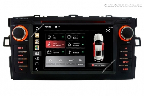 Штатная магнитола Toyota Auris 2007-2011 Mignova TAU-8908S Android, фото 7
