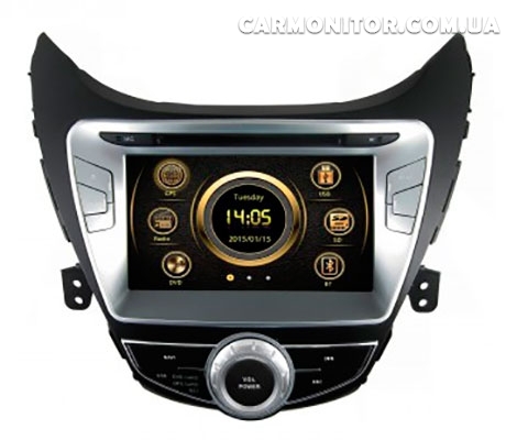 Штатная магнитола Hyundai Elantra MD 2011+ EasyGo S322, фото 1