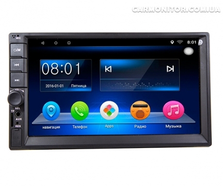 Универсальная 2 din магнитола EasyGo A175 Android, фото 1