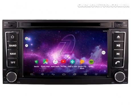 Штатная магнитола Volkswagen Transporter, Multivan Gazer CM6007-7L Android