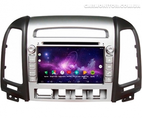 Штатная магнитола Hyundai SantaFe 2006-2012 Gazer CM6006-CM Android