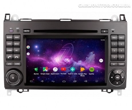 Штатная магнитола Mercedes Vito, Viano, Sprinter 2003-2012 Gazer CM6007-W169 Android