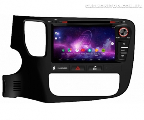 Штатная магнитола Mitsubishi Outlander 2014-2017 Gazer CM6008-GFW Android