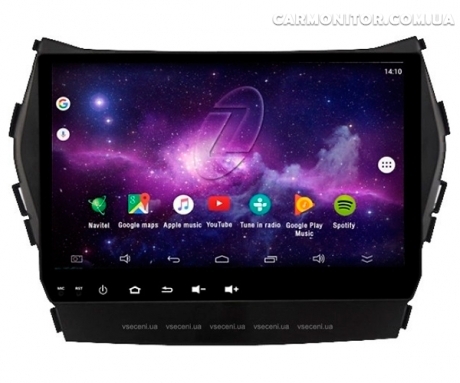 Штатная магнитола Hyundai SantaFe 2006-2012 Gazer CM6007-CM Android