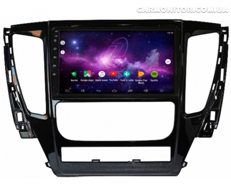 Штатная магнитола Mitsubishi Pajero 2016-2017 Gazer CM6509-V9W Android