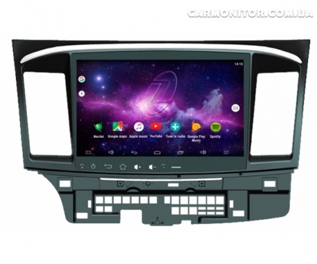 Штатная магнитола Mitsubishi Lancer 2007-2013 Gazer CM6510-ASX Android