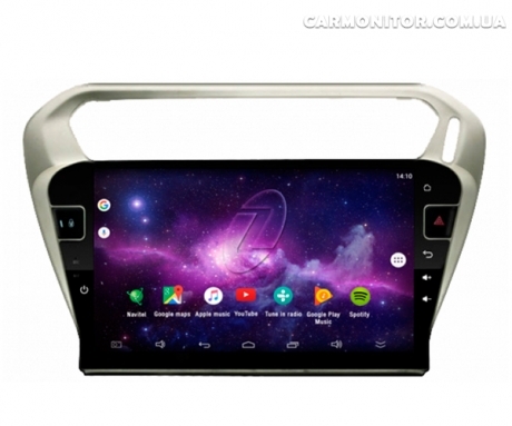 Штатная магнитола Citroen C-Elysee 2012+ Gazer CM6510-ELS Android
