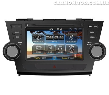 Штатная магнитола для Toyota Highlander Android
