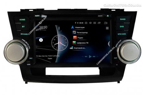 Штатная магнитола Toyota Highlander Mignova THL-9909 Android, фото 2