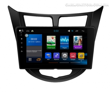 Штатная магнитола Hyundai Accent Sound Box ST-6481 Android, фото 1