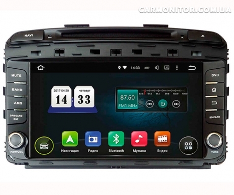 Штатная магнитола Kia Sorento 2015+ INCar TSA-1896A8 Android, фото 1
