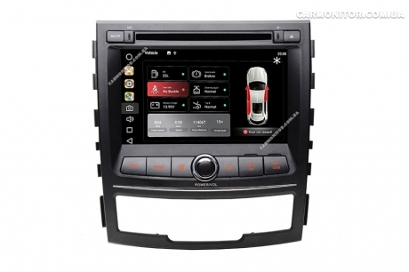 Штатная магнитола SsangYong Korando Mignova SSK-8911cS Android, фото 8