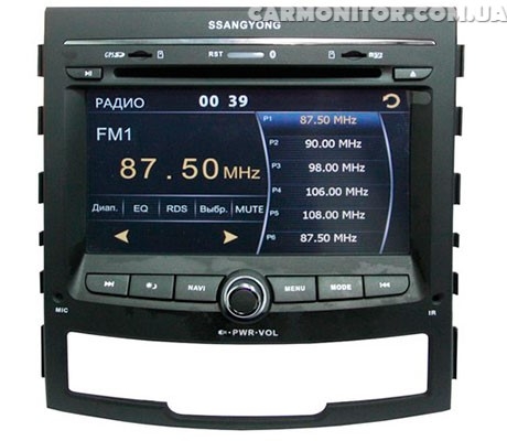 Радио штатной магнитолы PMS P55047 для SsangYong Korando