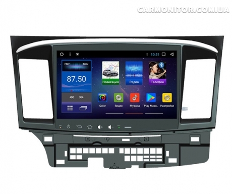 Штатная магнитола Mitsubishi Lancer X Sound Box ST-6450T Android
