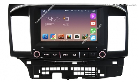 Штатная магнитола Mitsubishi Lancer X Mignova Sim MLA-9607 Android, фото 1