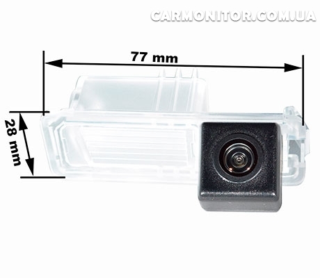 Камера заднего вида для Seat Leon, Ibiza H/B, Altea Prime-X CA-9538, фото 4