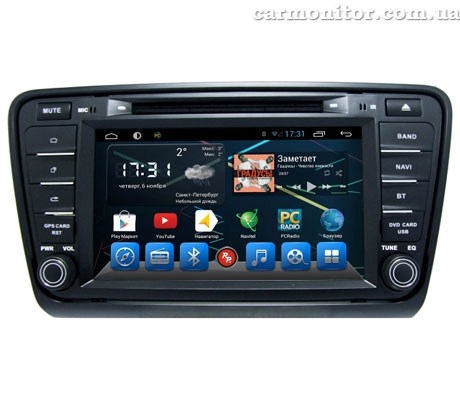 Штатная магнитола Skoda Octavia A7 2014 RedPower 18007 Android