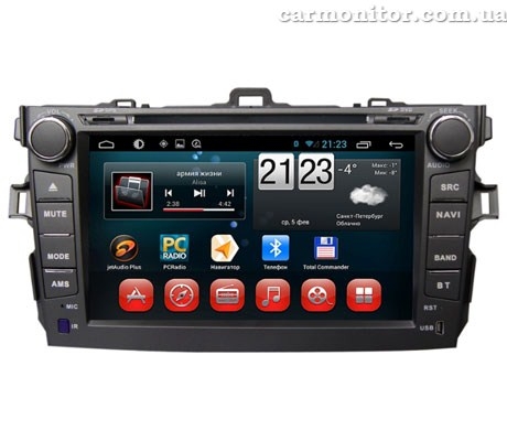 Штатная магнитола Toyota Corolla 2007-2013 RedPower 18063 Android