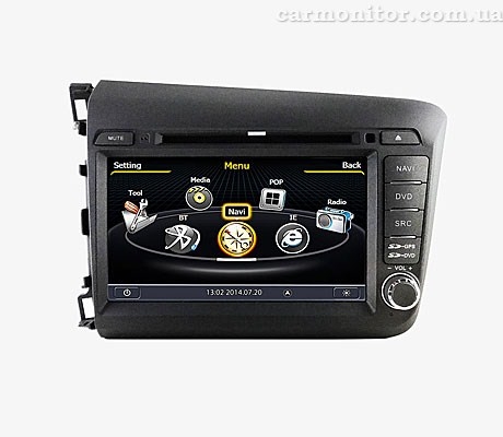 Штатная магнитола для Honda Civic 4D (2012+) Winca S100