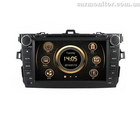 Штатная магнитола Toyota Auris 2006-2012 RedPower 12071