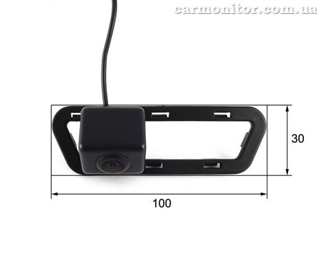 Размеры камеры Nissan Tiida 2012 Falcon SC87HCCD-170-R