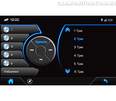 Меню штатной магнитолы для Skoda Superb Phantom DVM-1822G i6