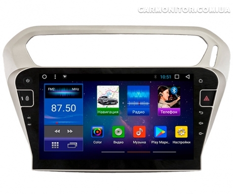 Штатная магнитола Peugeot 301 Sound Box ST-4471T Android