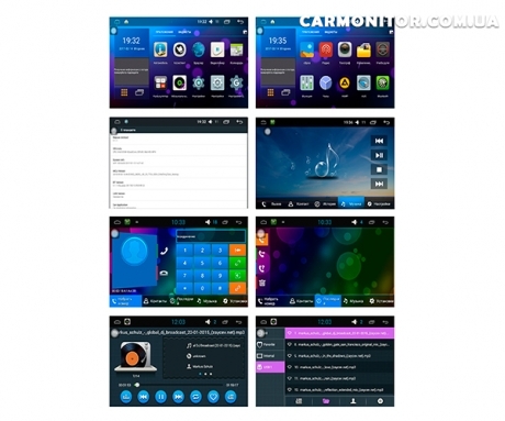 Штатная магнитола Skoda Superb SoundBox Star Trek ST-6160 C Android, меню