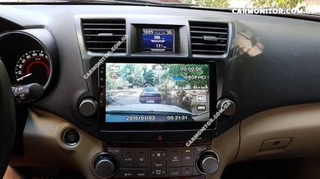 Установка штатной магнитолы Toyota Highlander 2009-2012 Mignova CarPad THL-7810 Android, фото 1