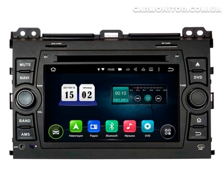 Штатная магнитола Toyota LC Prado 120 2002-2009 InCar TSA-2283A8 Android, фото 1