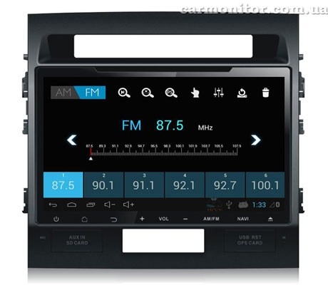 Радио Toyota Land Cruiser 200 Sound Box SB-6710 Android