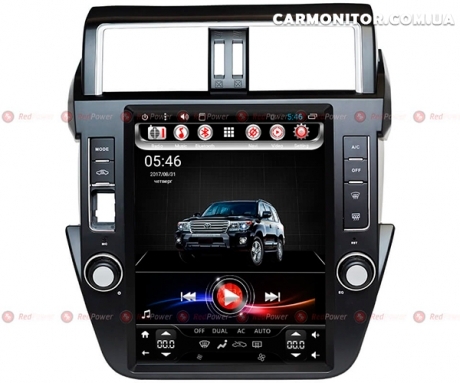 Штатная магнитола Toyota Prado 150 RedPower 31265 Tesla Style Android, фото 1