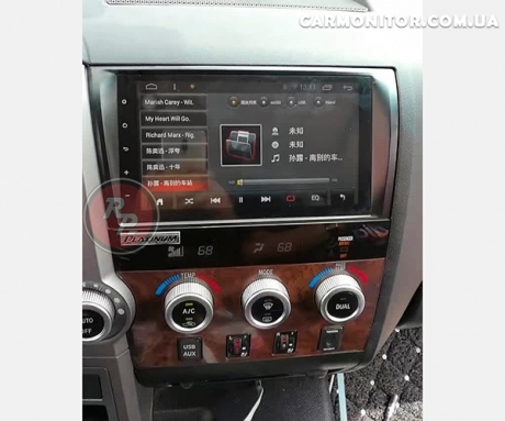 Штатная магнитола Toyota Sequoia, Tundra 2007+ RedPower 31188 IPS DSP Android, в автомобиле