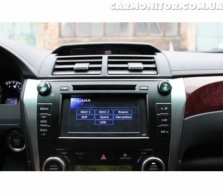 Расширение функций заводской магнитолы Toyota Camry V50 - блок NaviTouch 3011