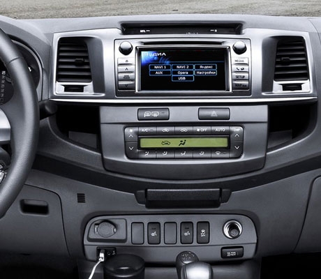 NaviTouch 3010 для Toyota Hilux Меню