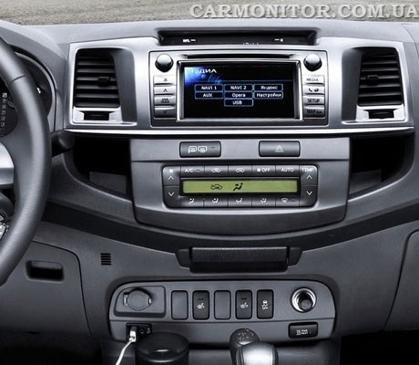 Расширение функций заводской магнитолы Toyota Hilux