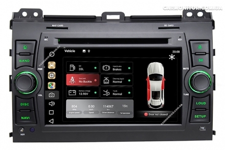 Штатная магнитола Toyota Prado 120 2007+ Euro Mignova TLP-8908 Android, фото 9