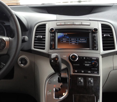 NaviTouch 3011 для Toyota Venza (2013+) Меню