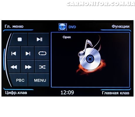 Меню магнитолы Hilux Winca S100 C143I