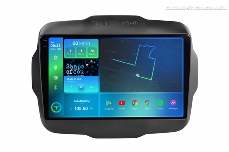 Штатна магнітола Torssen 2K Jeep Renegade 15-19 F96128 4G Carplay DSP