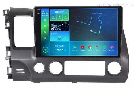 Штатна магнітола Torssen 2K Honda Civic 4D 2005-2011 F106128 4G Carplay DSP