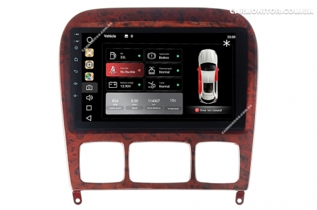 Штатная магнитола Mercedes Benz S Class W220, CL Class W215 Mignova MBS-7900S Android, фото 8