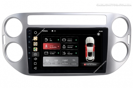 Штатная магнитола Volkswagen Tiguan 2010-2015 Mignova VTI-7910S Silver Android, фото 8