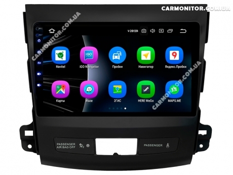 Штатная магнитола Mitsubishi Outlander XL Rocford Mignova CarPad MBV-7910s Android